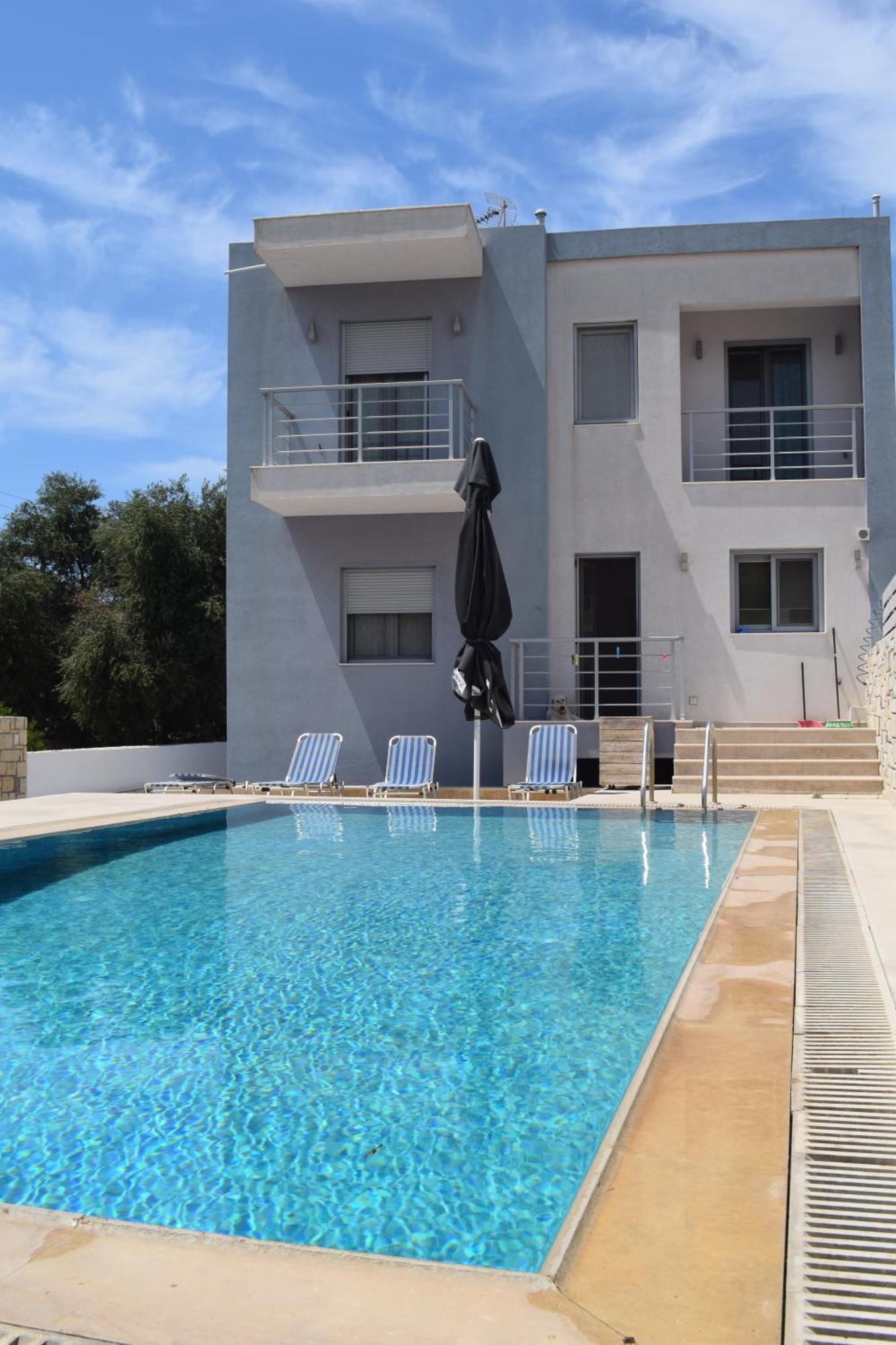 Aquarock Villa With Private Pool Prassás Kültér fotó