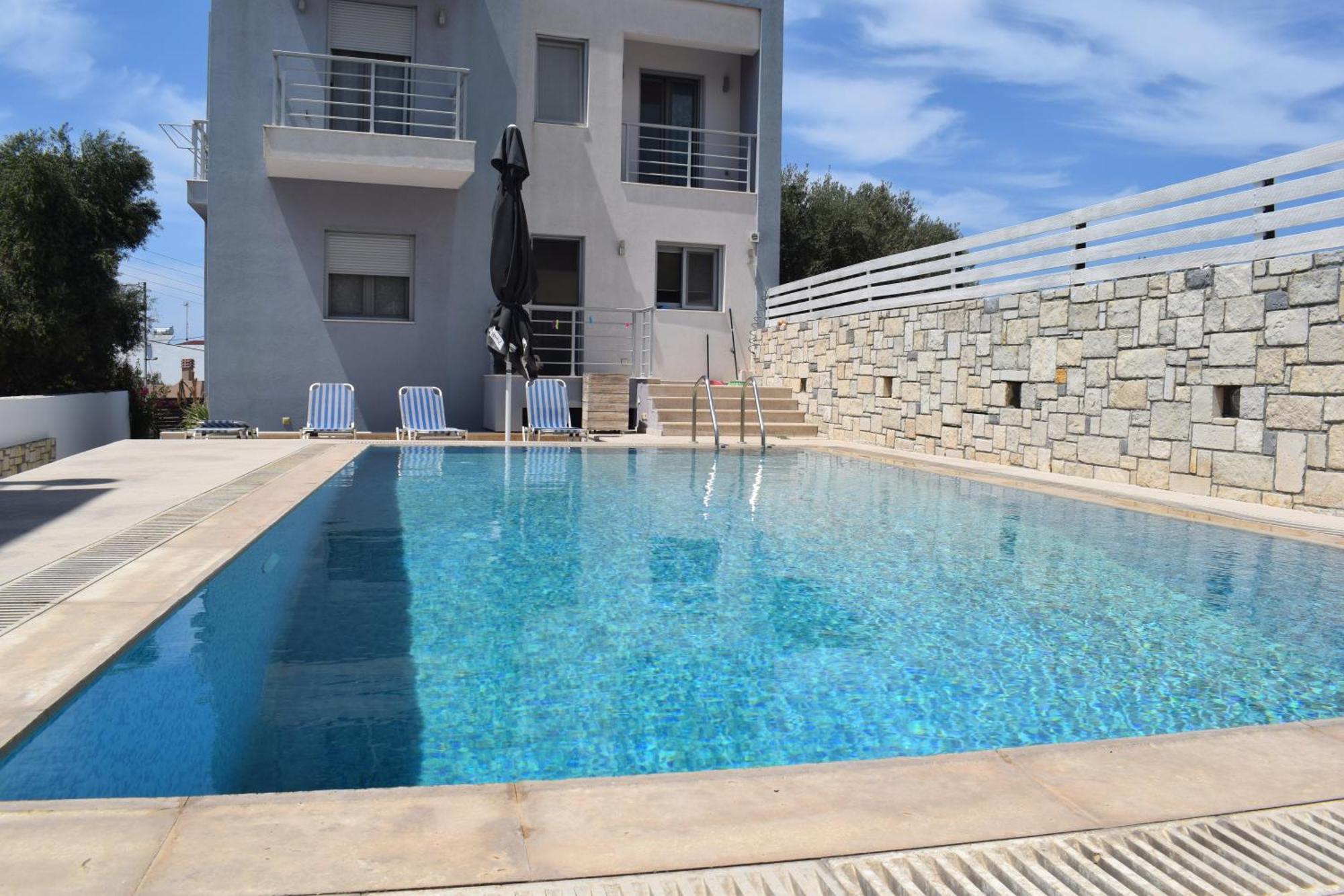 Aquarock Villa With Private Pool Prassás Kültér fotó